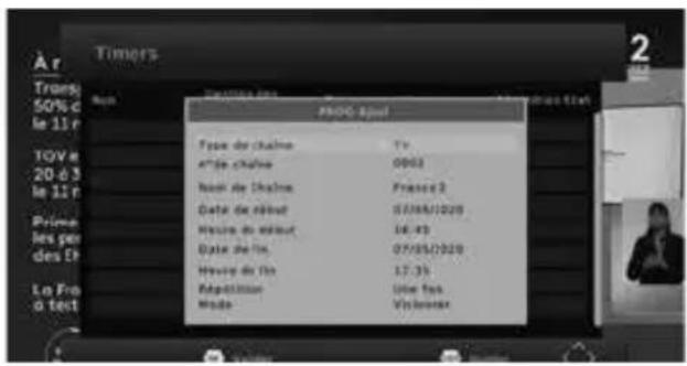 METRONIC zapbox EHD3 - B - Programar una grabación con temporizador - 1
