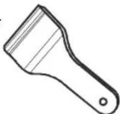 Rommer FV 250 A+ - Plastic scraper - 1