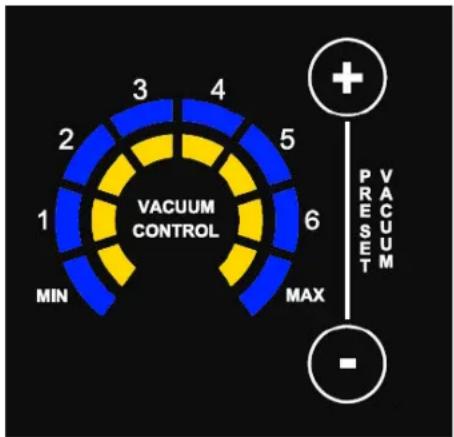 Magic Vac Jumbo 30 Premium - c. LEDs blu MIN MAX - 1