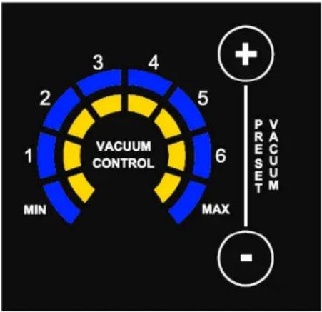 Magic Vac Jumbo 30 Premium - a. Tasten + e - Preset Vacuum - 1