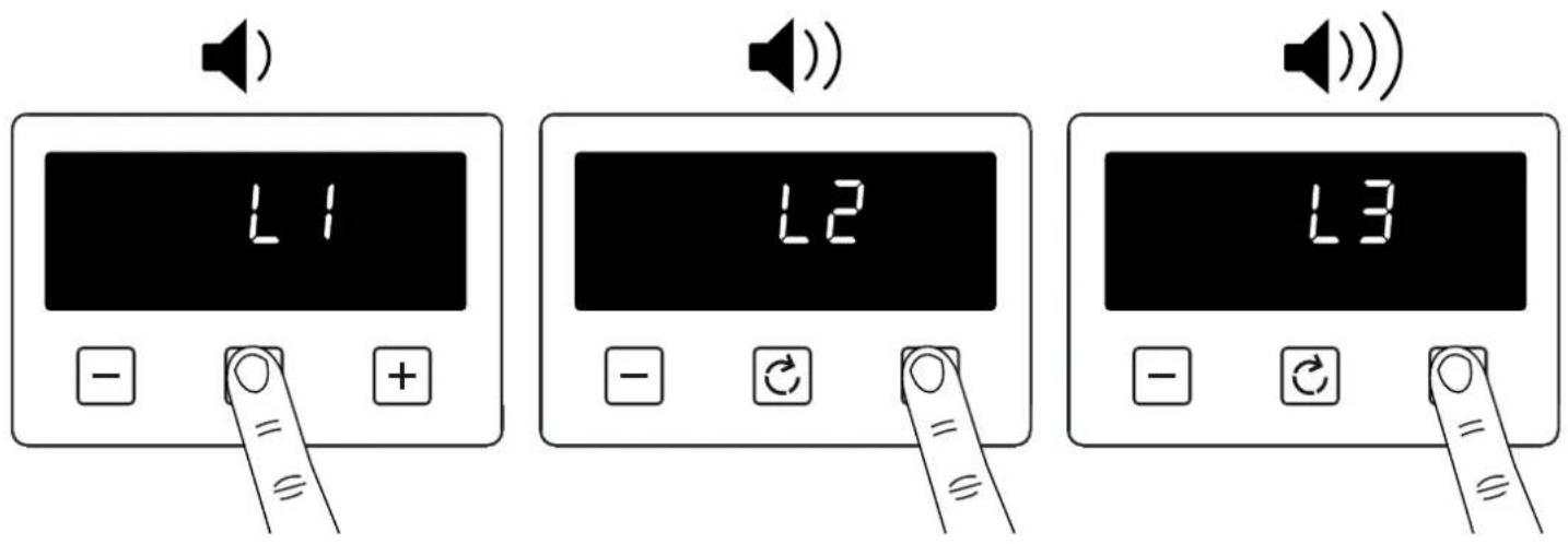 BELLING Cookcentre 100 - Setting the volume - 1