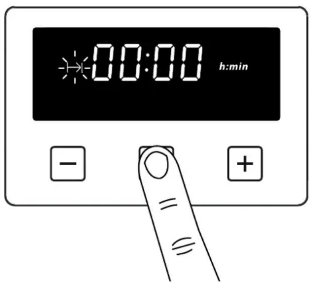 BELLING Cookcentre 100 - Réglage du temps de cuisson (durée pendant laquelle le four fonctionne) - 1