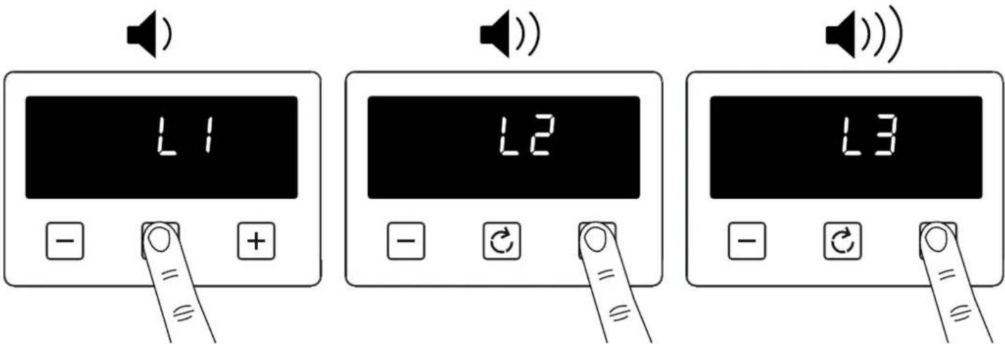 BELLING Cookcentre 100 - Impostazione del volume - 1