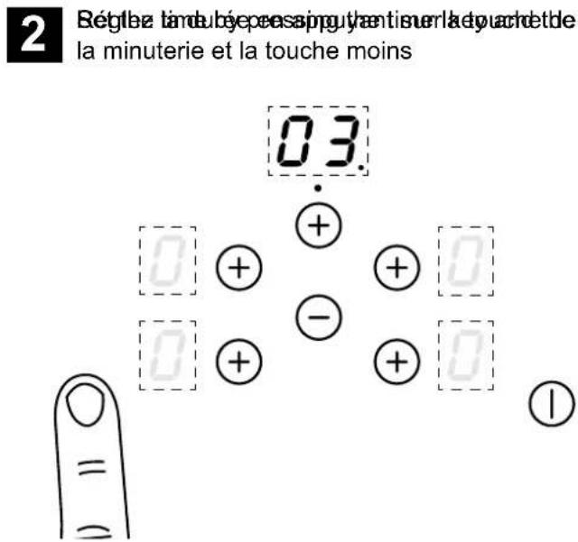 BELLING Cookcentre 100 - Réglage du compte à rebours - 2