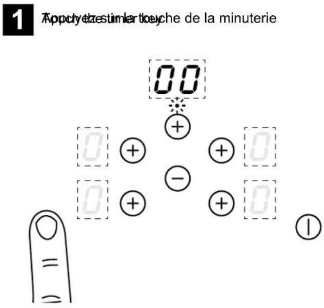 BELLING Cookcentre 100 - Réglage du compte à rebours - 1