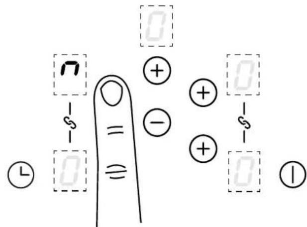 BELLING Cookcentre 100 - Presere immediamenti il tasto posteriore corrispondente per l'attivazione - 1