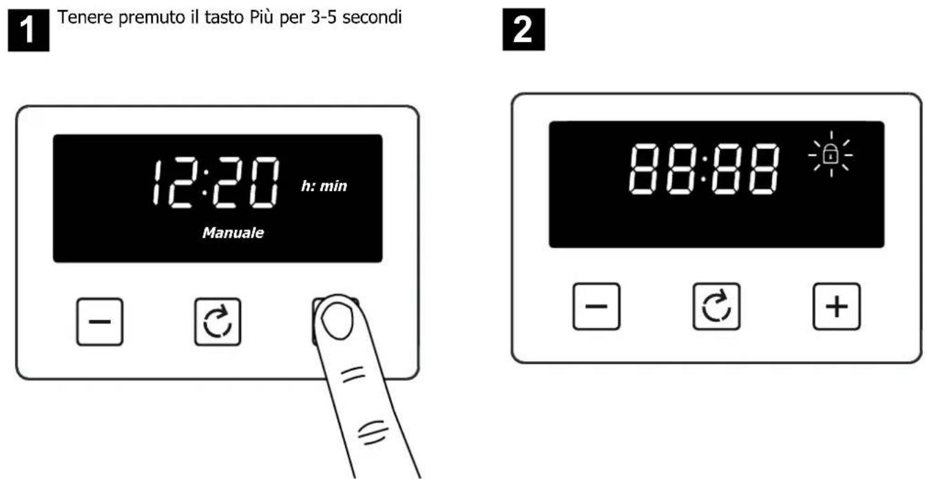 BELLING Cookcentre 100 - Attivazione/disattivazione del blocco dei tasti - 1