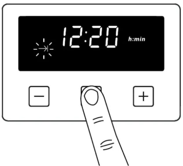 BELLING Cookcentre 100 - Einstellen der Kochendezeit (Einstellen der Ausschaltzeit des Backofens) - 1