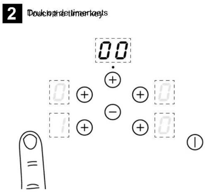 BELLING Cookcentre 100 - Het wijzigen of annuleren van het minutenalarm - 2