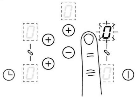 BELLING Cookcentre 100 - Touch the plus key for the relevant cook zone - 1