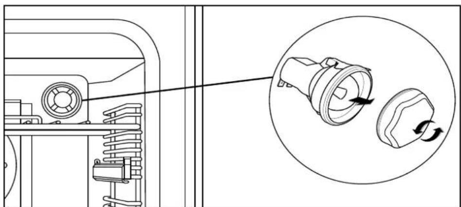 BELLING Cookcentre 100 - Changing the light bulb - 1