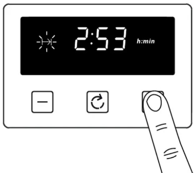 BELLING Cookcentre 100 - Réglage du temps de cuisson (durée pendant laquelle le four fonctionne) - 2