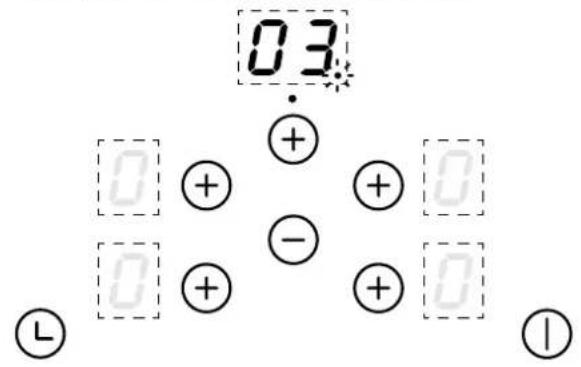 BELLING Cookcentre 100 - Réglage du compte à rebours - 3