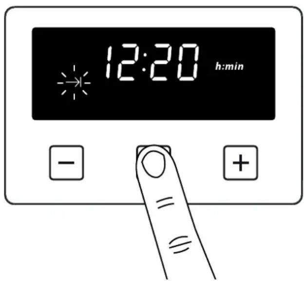 BELLING Cookcentre 100 - Setting the end of cooking time (to set a time for the oven to turn off) Fully Automatic - 1