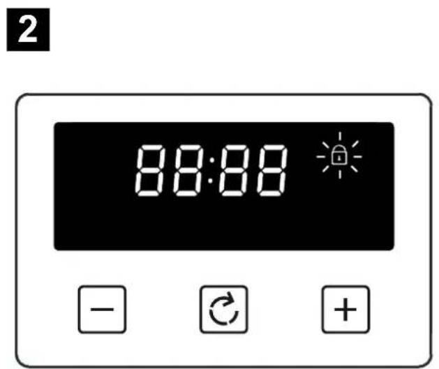 BELLING Cookcentre 100 - Activating / deactivating Key lock - 2
