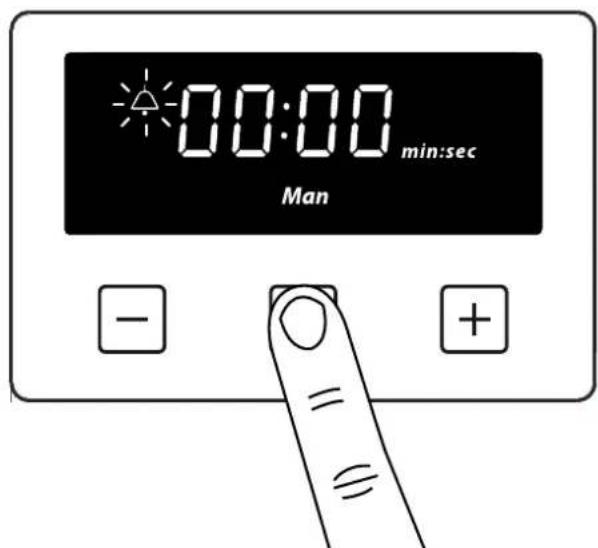BELLING Cookcentre 100 - Setting the minute minder - 1