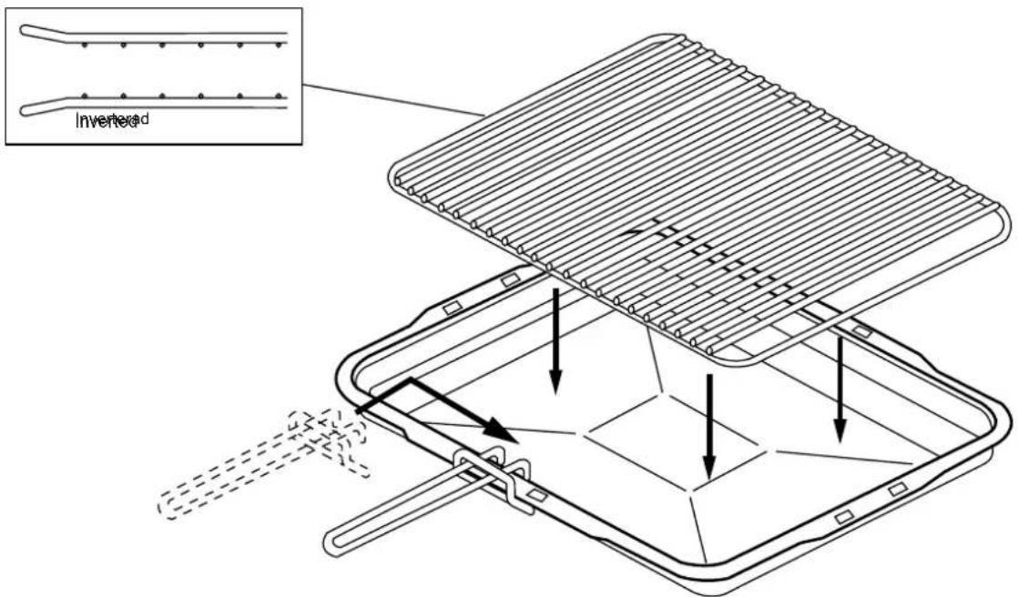 BELLING Cookcentre 100 - Grillpanna, längpanna och grillpanna med avtagbart handtag - 1