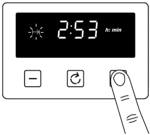 BELLING Cookcentre 100 - Impostazione del tempo di cottura (durata del tempo di funzionamento delorno) cottura semiautomatica - 2