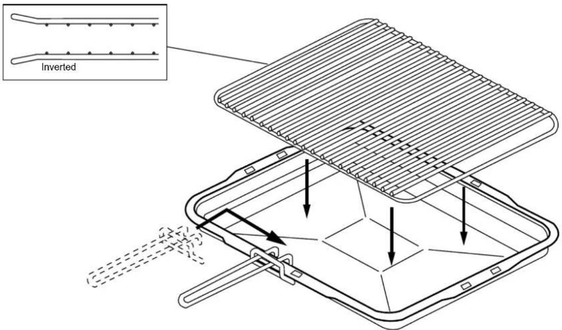 BELLING Cookcentre 100 - Grill pan, trivet and detachable grill pan handle - 1