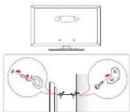 LG AMST20BB - Securing the TV to a Wall - 1