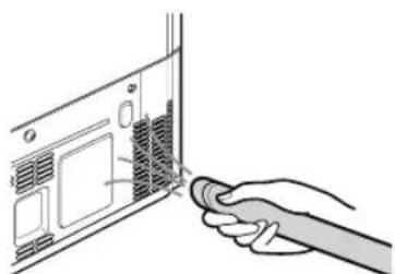 LG GSLV70PZLE - Cleaning the Condenser Cover - 1