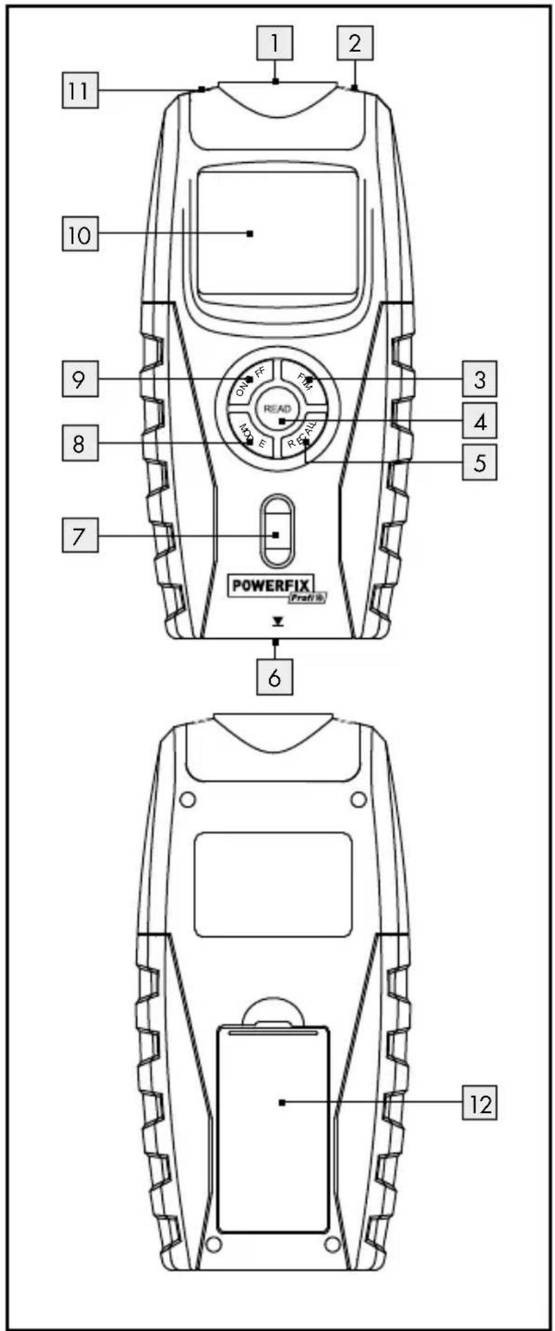 POWERFIX Z31697A - UltrasonIC DistanCe Meter - 2