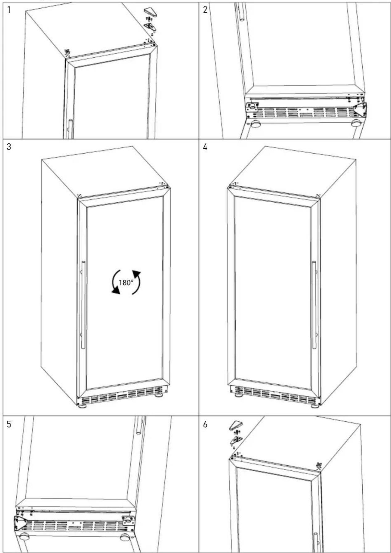 Arktic 237564 - Zmiana kierunku otwierania drzwi - 1