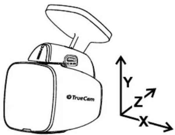 TrueCam H5 - d) G-jutiklio funkcijos - 1