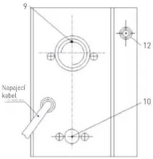 9 12 Napajecí kabel 10