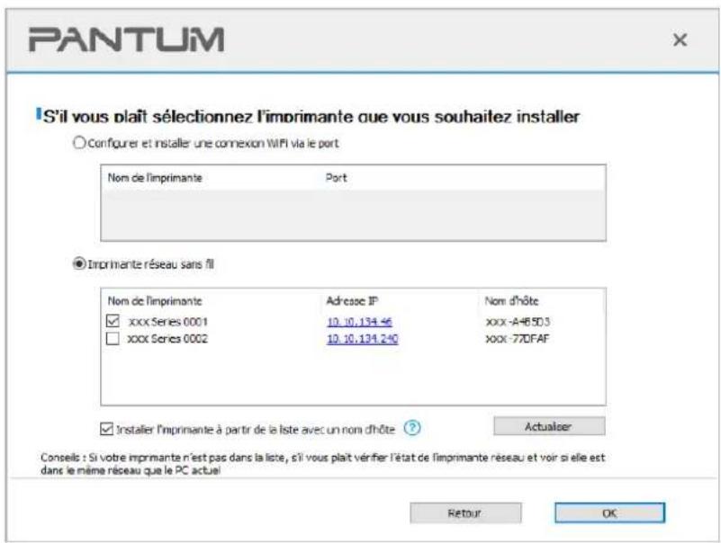 PANTUM P2518 - L'imprimante est déjà connectée au réseau sans fil - 5