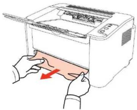 PANTUM P2518 - Bourrage papier dans le bac d'alimentation - 1