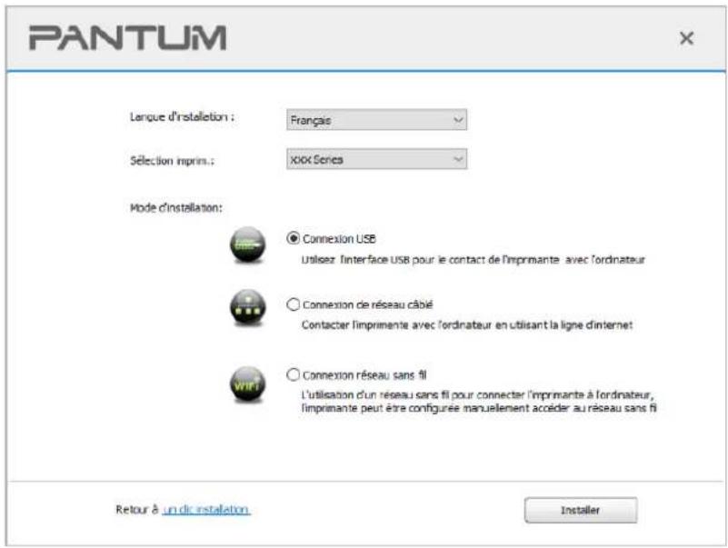 PANTUM P2518 - Installer en mode de connexion USB - 2