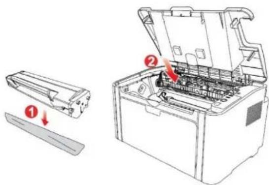 PANTUM P2518 - Remplacer la cartouche de toner - 4
