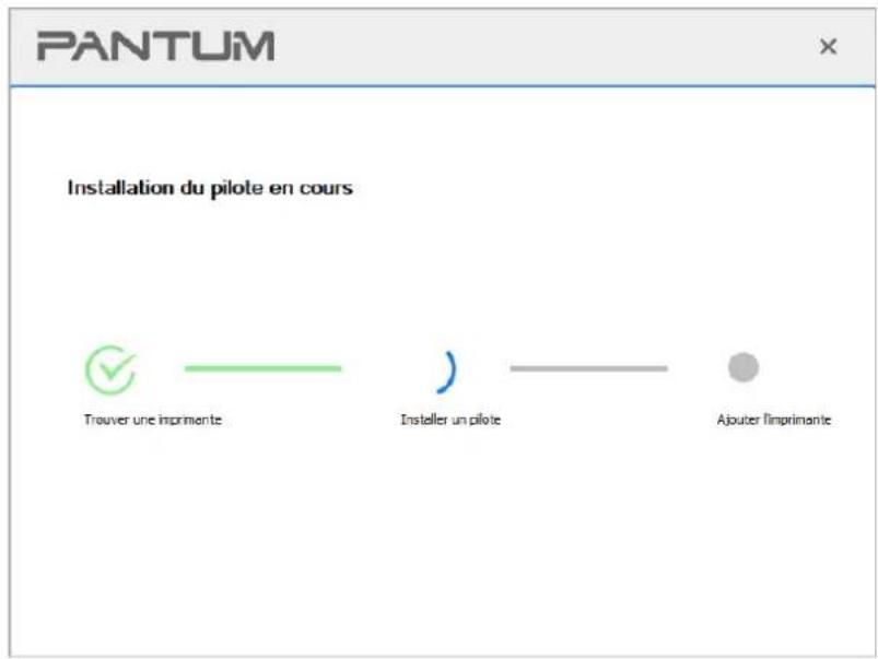 PANTUM P2518 - Connecter l'imprimante via le câble USB - 3