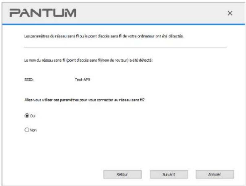 PANTUM P2518 - Méthode de configuration d'outil de réseau sans fil - 2