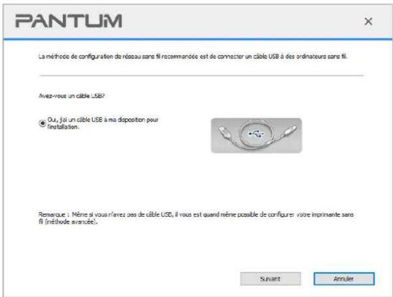 PANTUM P2518 - Méthode de configuration d'outil de réseau sans fil - 1