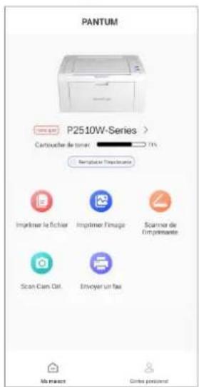 PANTUM P2518 - Utiliser l'imprimante - 1