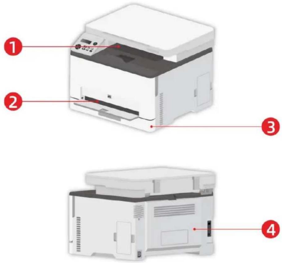 PANTUM CM1100DN - Localiser le papier coincé - 1