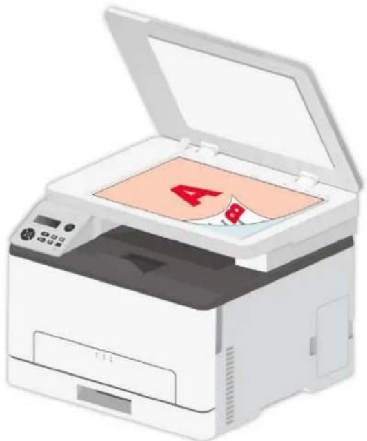 PANTUM CM1100DN - Étapes à suivre pour utiliser la fonction de copie manuelle d'originaux en mode recto-verso - 3