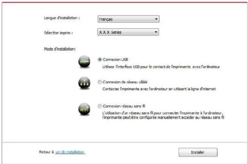 PANTUM CM1100DN - Installer en mode de connexion USB - 2