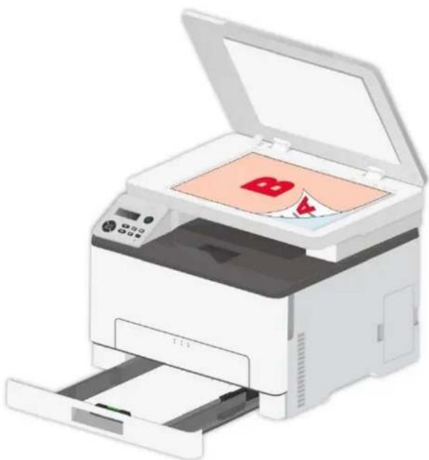 PANTUM CM1100DN - Étapes à suivre pour utiliser la fonction de copie manuelle d'originaux en mode recto-verso - 1
