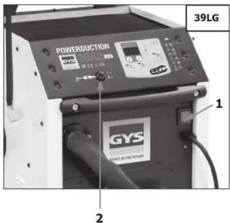 GYS Powerduction 39LG - 37LG (si option chariot / if trolley option) - 9