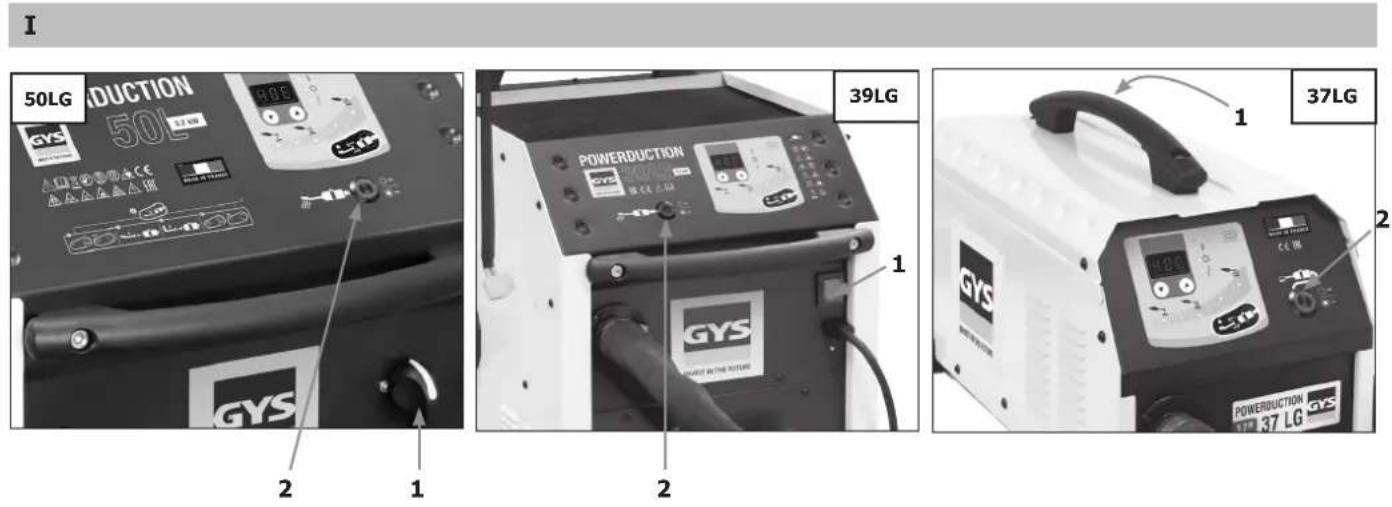 GYS Powerduction 37LG - 37LG (si option chariot / if trolley option) - 19