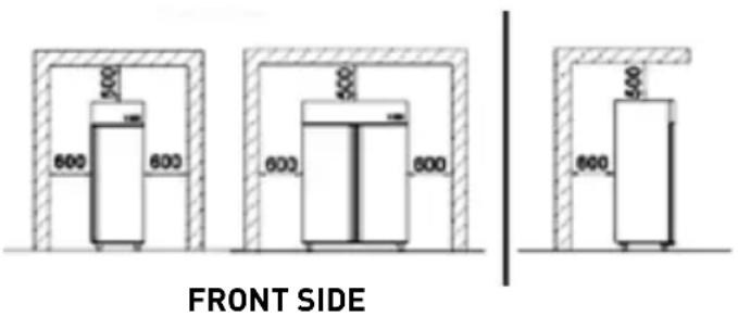 600 600 600 600 600 600 FRONT SIDE