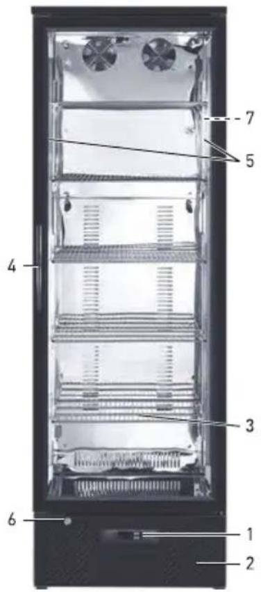 Arktic 233900 - Hauptteile des Gerätes - 1