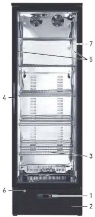 Arktic 233900 - Main parts of the appliance - 1