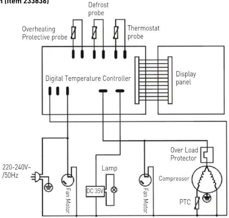 Arktic 233825 - Circuit diagram (Item 233836) - 1