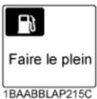 KUBOTA U354 - ◆Avertissement du carburant restant - 1
