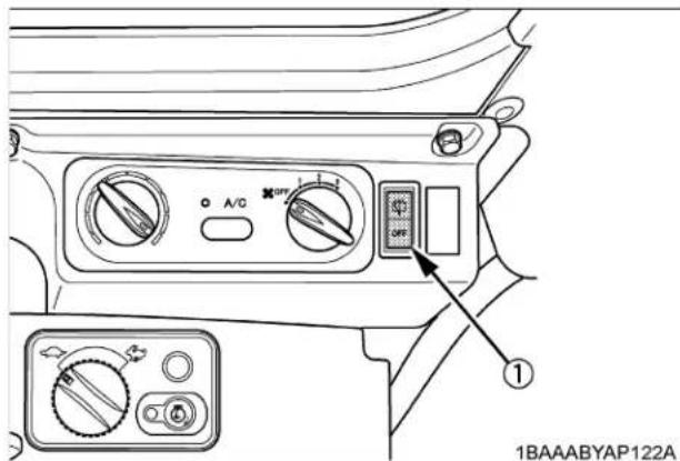 KUBOTA U354 - ■ Essuie-glace/Interrupteur de Lave-glace - 1