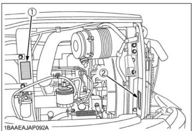 KUBOTA U354 - AVERTISSEMENT - 32
